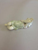 Heubach Figur af Ung Pige. Piano figur