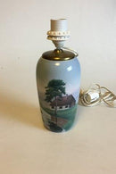 Heubach Porcelæns vase omformet til lampe