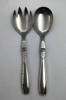 Horsens Sølvvarefabrik Sølv / Stål Rex Salatsæt