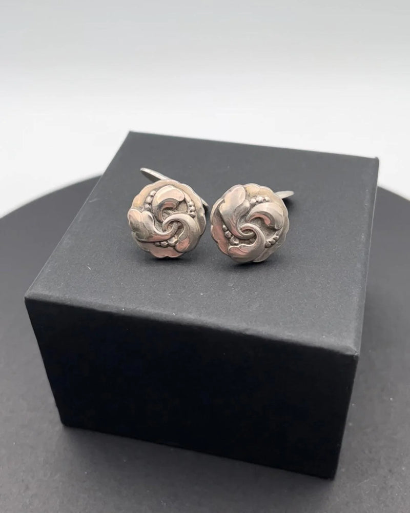 Georg Jensen Sterling Sølv Manchetknapper No 65