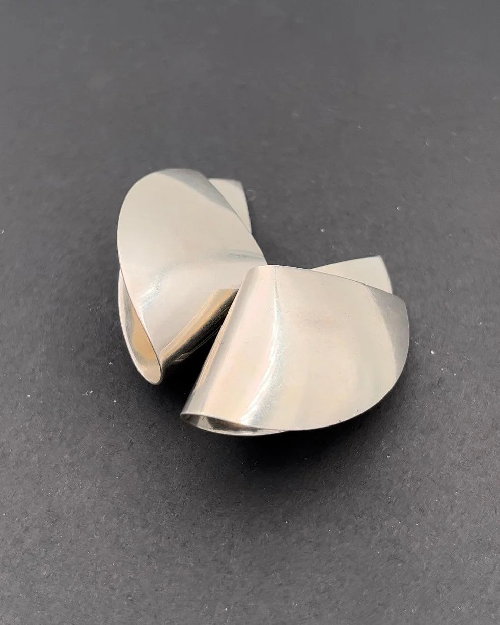 Georg Jensen Sterling Sølv Øreklips No 200 Nanna Ditzel