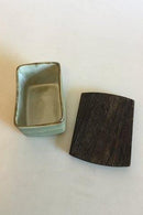 Jens Quistgaard Stentøj for B&G / Kronjyden "Rune" Smørkar med låg af Teak