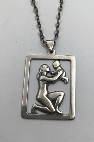 Kamma Hedin Sølv Vedhæng (Med kæde)