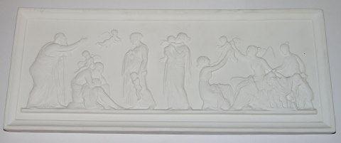 Kgl. Porcelæn Biscuit Platte Kærlighedens Aldre nr. 115