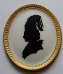 ロイヤルコペンハーゲンポーセリン ジュリアン・マリー プラケットブローチ作品