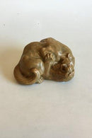 Knud Kyhn ユニークな2匹の戦う豹のフィギュア