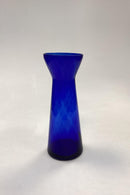 Cobalt blue Hyacinth Vase Holmegaard / Kastrup / Fyens Glasværk