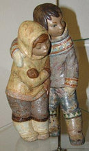 Lladro Spanien Eskimo Børn Grønland-Canada Figur