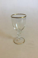 Lyngby Glasværk Måge Hvidvinsglas u/slibning