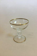 Lyngby Glasværk Måge Likørglas u/slibning