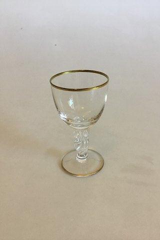 Lyngby Glashütte Måge Portwinsglas u/slibning