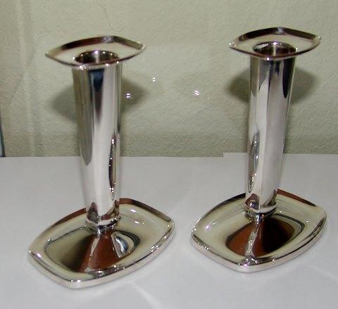 Moderne Par Cohr Lysestager i Sølv