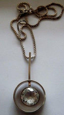 N.E. From Halssmykke vedhæng i Sterling Sølv med sten