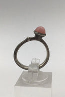 Ole Lynggaard Sterling Sølv Lotus Ring (Blush Månesten)