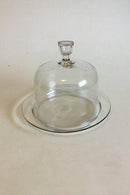 Osteklokke af klart glas