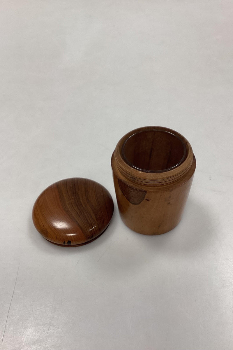 Rejseglas i træetui