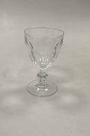 Red wine glass French with knob