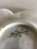 Rörstrand Leafshaped Dish with Blue Flowers