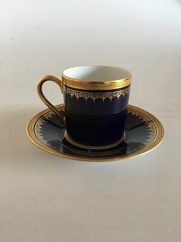 Rosenthal Mokkatasse in Gold und Blau