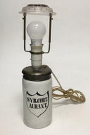 Royal Copenhagen Apothekergefäß, das in eine Lampe umgewandelt wurde.