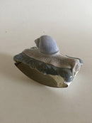 Royal Copenhagen Art Nouveau Ink blotter / Paperweight with snail. Measures 14cm and is in perfect condition
