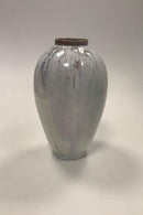 Royal Copenhagen Art Nouveau Krystal Glasur vase af Clements fra 1880'erne