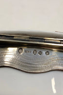 Royal Copenhagen Art Nouveau Sølv monteret Krabbeskål Anton Michelsen 1912. No 19/9