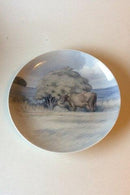 ロイヤルコペンハーゲン アールヌーヴォー ユニークウェイトプレート ゴットフッド・ロード作 1923年製 牛付き