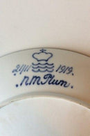 Royal Copenhagen Art Nouveau Unika Vægtallerken af Niels Munk Plum fra 1919