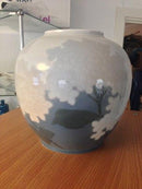 Royal Copenhagen Art Nouveau Unique Vase by Anna Smith from June 1891 No 2665