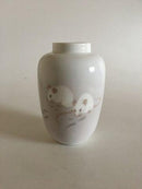 Royal Copenhagen Art Nouveau Unika vase med mus af Frederik August Hallin fra 1894 No 4709
