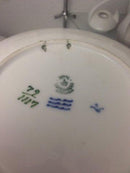 Royal Copenhagen Art Nouveau Vægtallerken med lilje No 79/1117