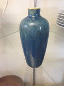 皇家哥本哈根新艺术主义花瓶水晶釉卢德维格森绿松石色