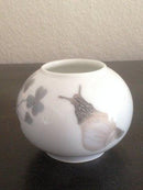 ロイヤルコペンハーゲン アールヌーボ花器 カタツムリ2個 No 37/42A