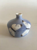 ロイヤルコペンハーゲン アールヌーボ花瓶 3羽の蝶 No 39/393