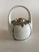 Royal Copenhagen Art Nouveau Vase med Anton Michelsen Sterling Sølv Montering fra 1911