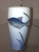 Royal Copenhagen Jugendstil-Vase mit Fisch Nr. 1213/984