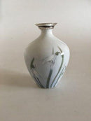 ロイヤルコペンハーゲン アールヌーボ花瓶 シルバートップ No 93/396