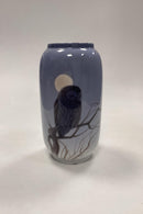 Royal Copenhagen Art Nouveau Vase med Ugle No. 347/107