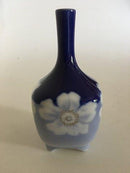 Royal Copenhagen Art Nouveau Vessel Vase No. 367/135 with Flower decoration.