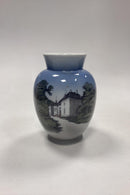 Royal Copenhagen Art Noveau Vase - Marselisborg Castle No. 4735
