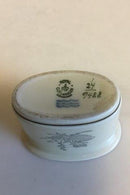 Royal Copenhagen Asmild Oval Cigaretholder/Tandstikholder No 9488