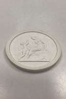 Royal Copenhagen Biscuit Plate Cupid complains to Venus about the sting of a bee No 84
