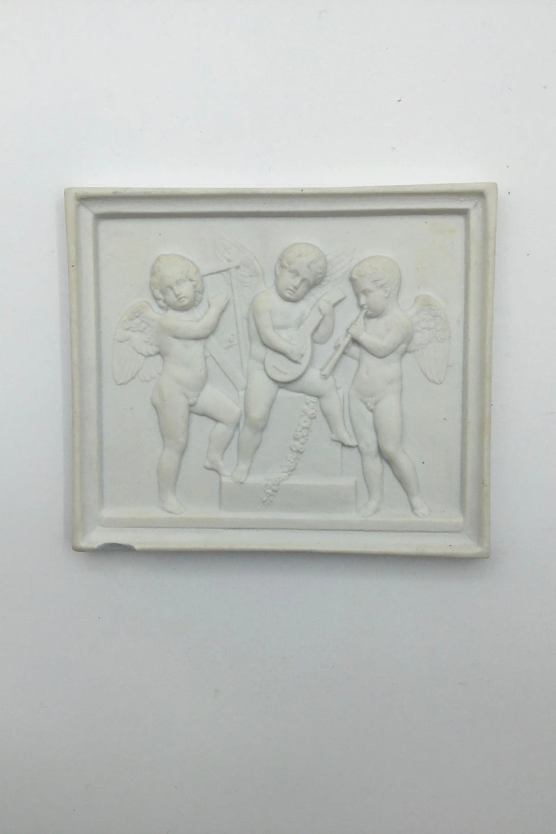 Royal Copenhagen Biscuit Platte Biscuit Spillende Engle No 87