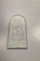 Royal Copenhagen Biscuit Plate Christ in Enamel No 114