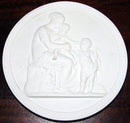 Royal Copenhagen Biscuit platte "Maria med Jesus og Johannes" No 120