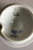 皇家哥本哈根蓝色花朵芥末罐No 8570带盖子No 8586