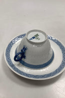 Royal Copenhagen Blå Vifte Thekop og Underkop No 11539