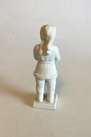 Royal Copenhagen Blanc de Chine Pige med snebold No 5656 PMN