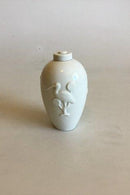 ロイヤルコペンハーゲン ブラン・ド・シン フタ付花瓶 No 3300